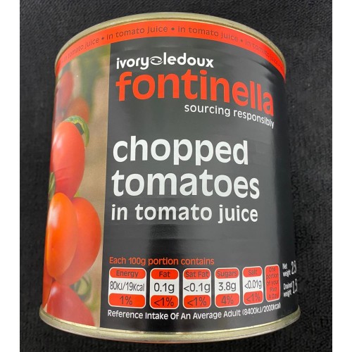 Chopped Tomatoes 2.5kg