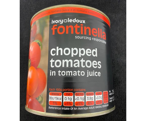 Chopped Tomatoes 2.5kg